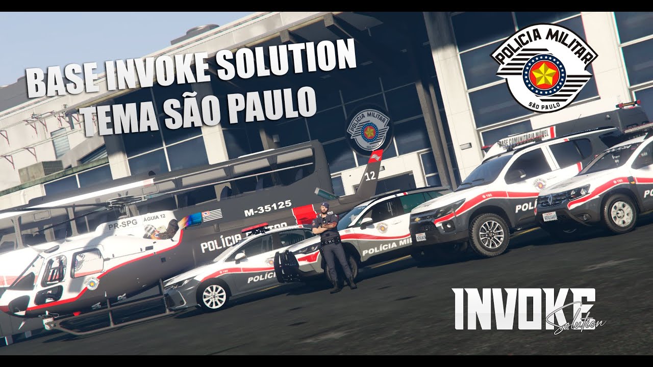 Base Fivem 2024 Tema São paulo com fardamentos e novas viaturas + Suporte e Updates