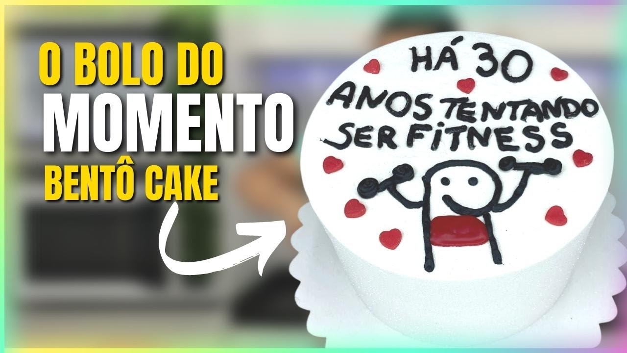 APRENDA COMO FAZER UM BENTÔ CAKE