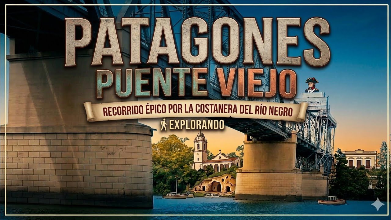 Carmen de Patagones, puente viejo y costanera maragata.