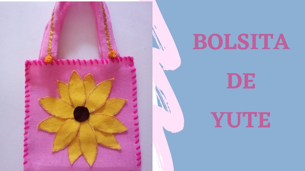 BOLSITA DE YUTE/BOLSITA PARA NIÑAS