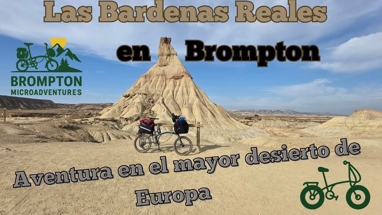 Bardenas Reales en bicicleta plegable | Aventura en el mayor desierto de Europa