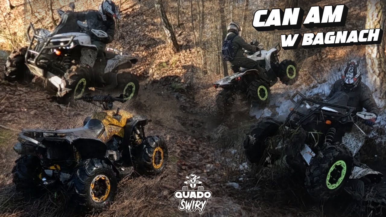 BŁOTO, WODA i MOC 💪🔥 2× Can-Am Renegade w kanałach i rzekach! 💀