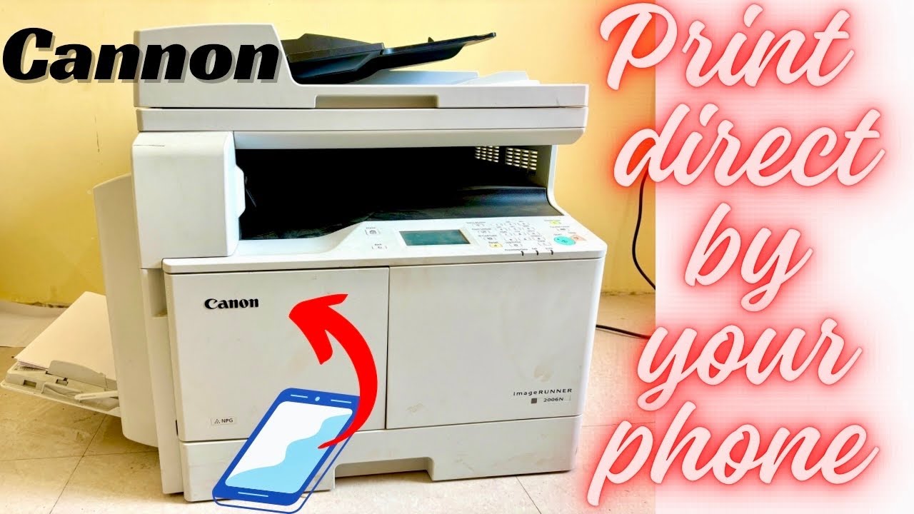 Cannon Printer WiFi Network Setting / Image RUNNER 2006N