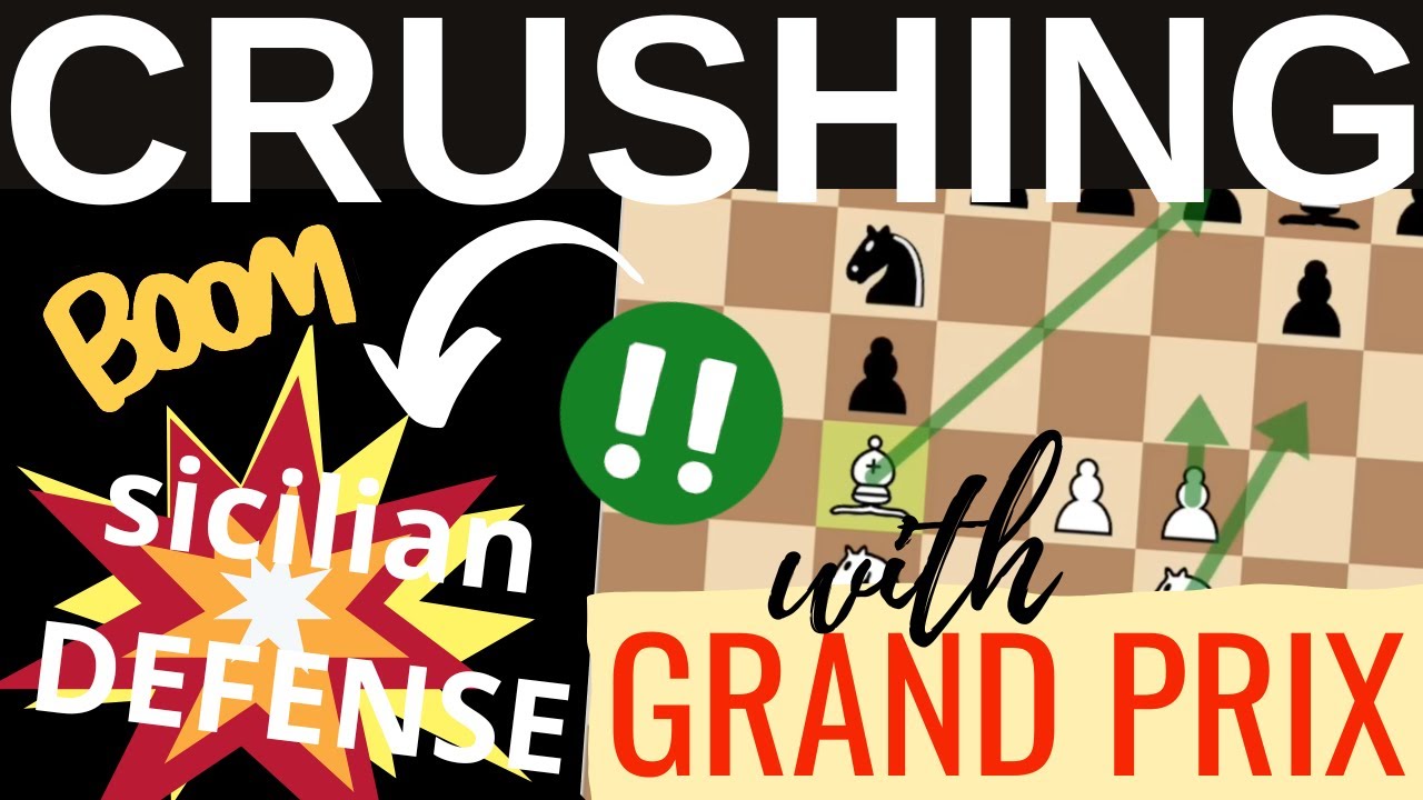 🔥 Crush the Sicilian Defense with the Grand Prix Attack | Chess Opening Masterclass  ♟️