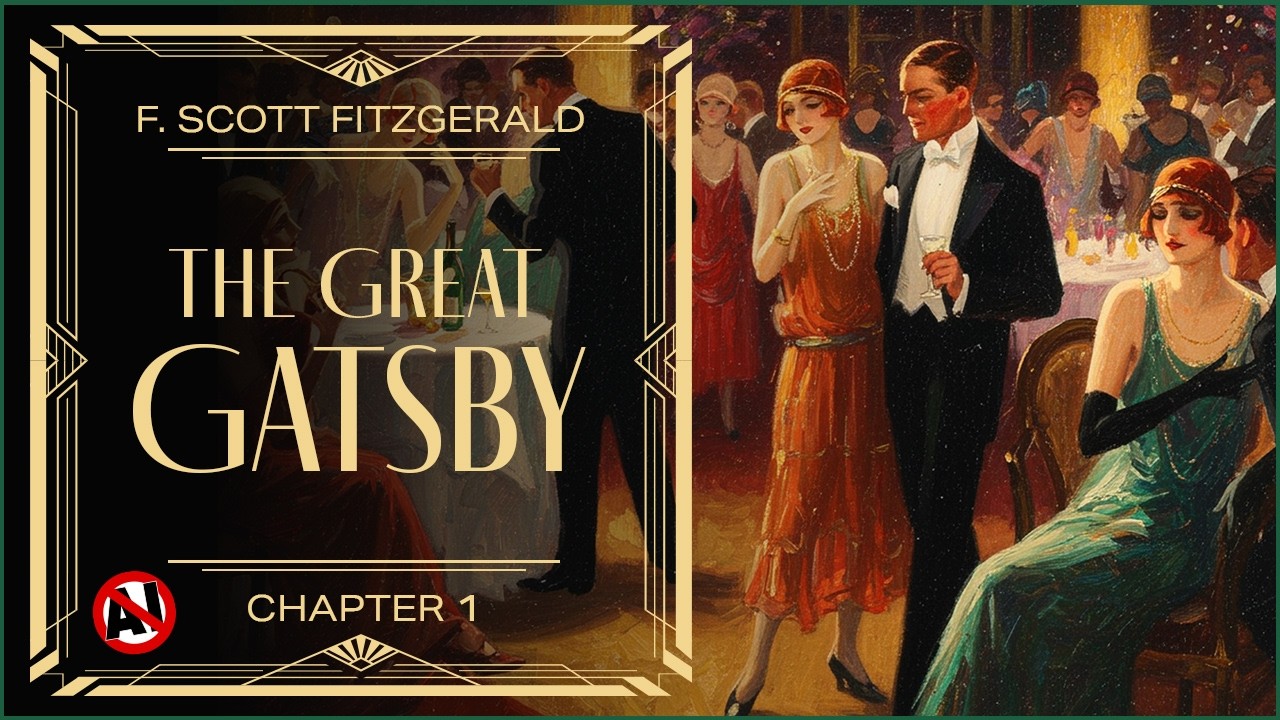 The Great Gatsby, With Text, Chapter 1, by F. Scott Fitzgerald. Audiobook with Subtitles