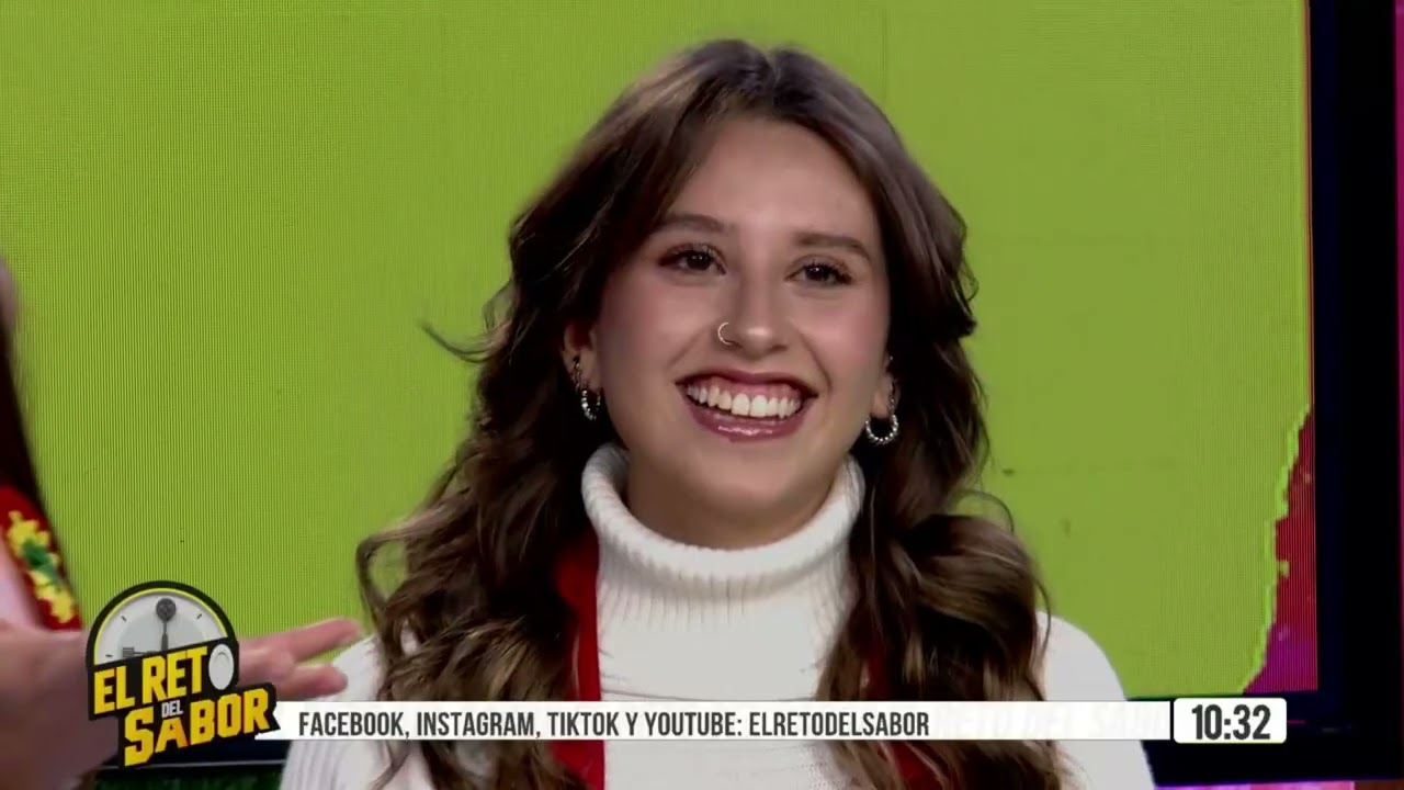 Natalia y Julyos nos regalaron un momento lleno de ternura en el set de El Reto del Sabor😍✨