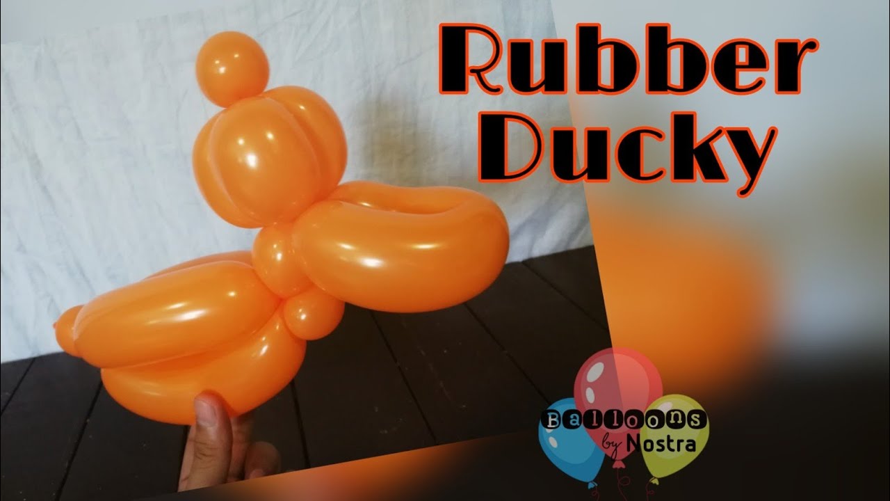 How to make Rubber duck balloon