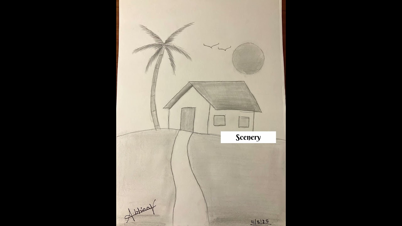 #shading #scenery #vertical #drawing #art