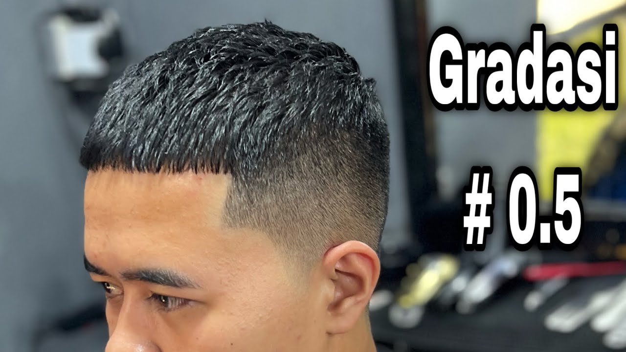 Cara cukur rambut GRADASI # 0.5 paling gampang Dan simple
