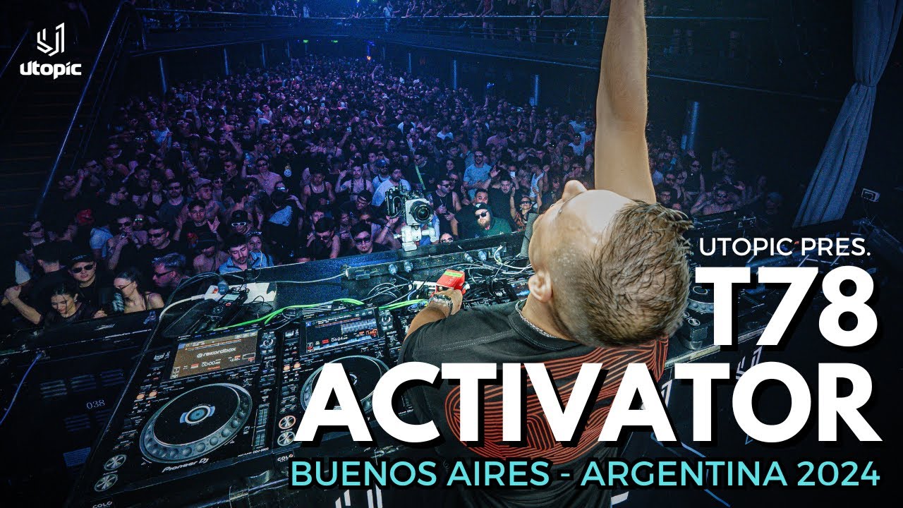 T78 + ACTIVATOR live 3 HOUR SET @ UTOPIC, Buenos Aires - Argentina 2024 [TECHNO - HARD] 4K