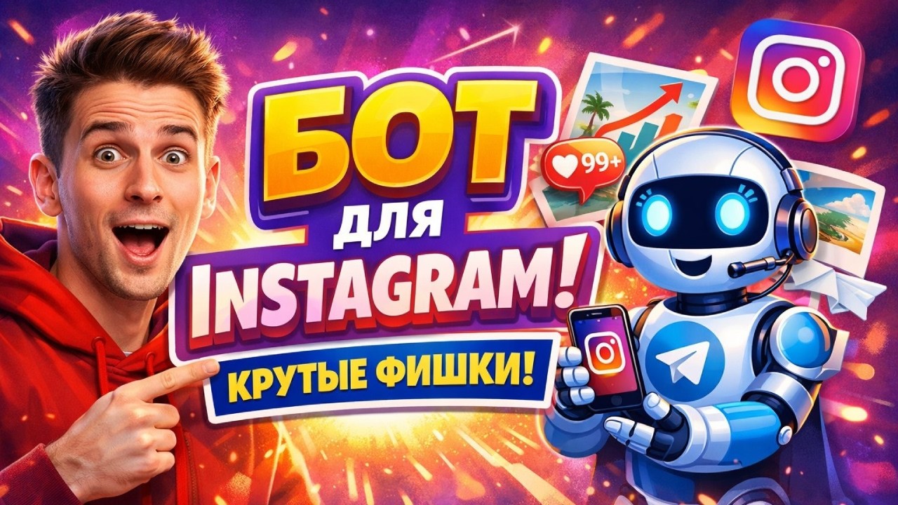 ПОЛЕЗНЫЙ TELEGRAM БОТ ДЛЯ ИНСТАГРАМ