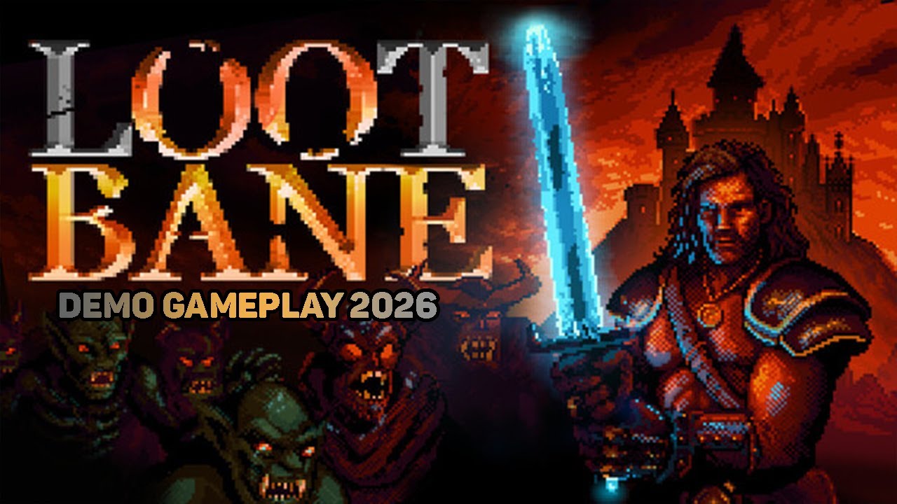 Lootbane - Demo Gameplay Video 2026 (PC) - Auto Battler/Indie/RPG/Roguelike