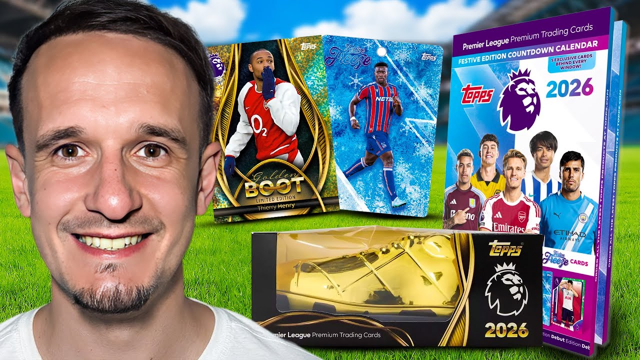 Открытие лиг Topps Premier League GOLDEN BOOT и праздничной серии!
