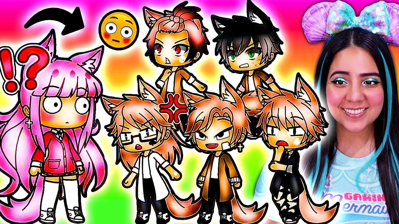 5 ALPHA BROTHERS?! 😬😅 Gacha Life Mini Movie Funny Story Reaction