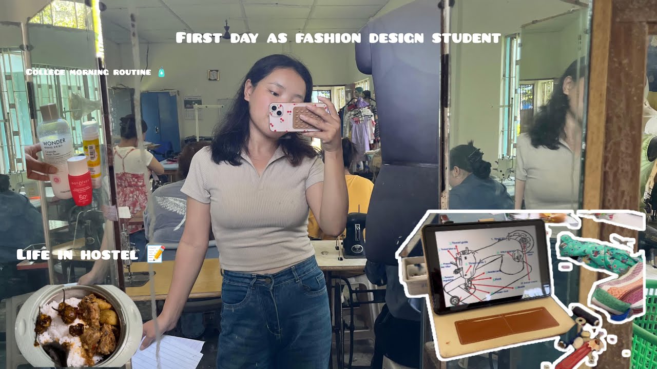First day as fashion student 📝🌷 | a busy day 🌺🤍 making notes 🗒️ Student diaries 🗒️❗️