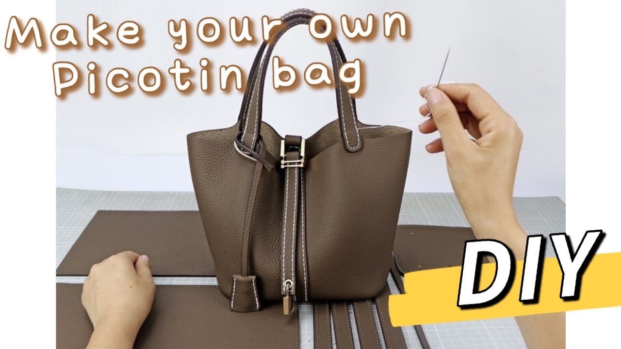 How to make picotin style bag diy make your own leather bag inspired by Hermes