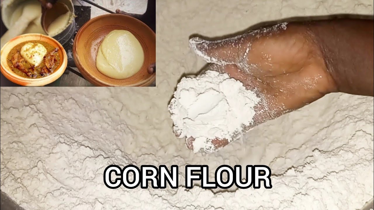 HOW WE MAKE CORN FLOUR OR FLOUR FOR TZ IN AN AFRICAN VILLAGE