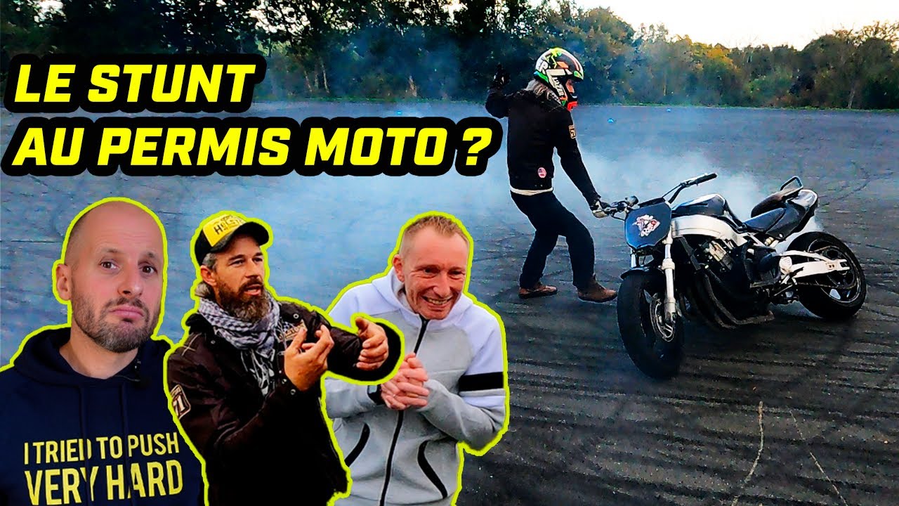 Le stunt au permis moto ?