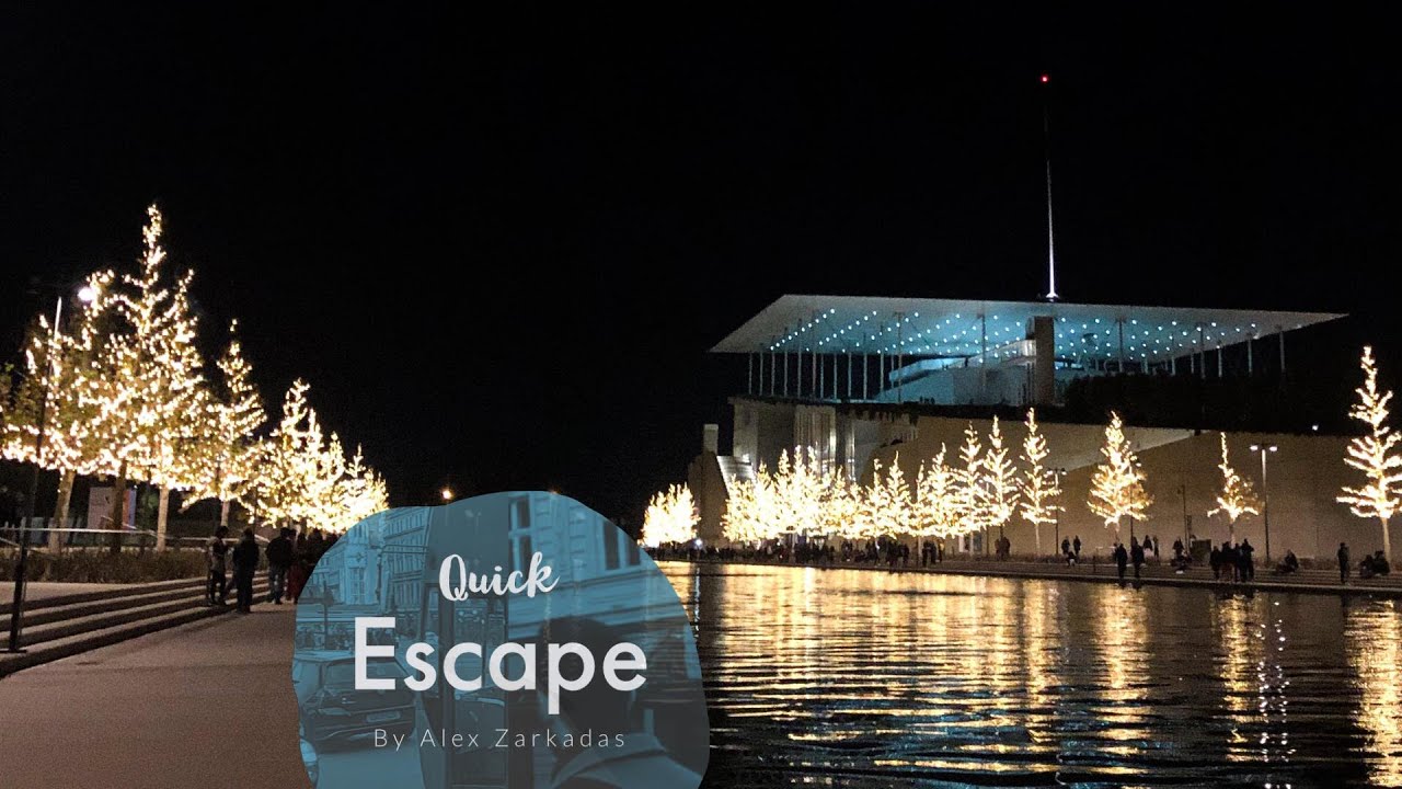 A night walk at #SNFCC - Christmas in Athens 2020 | Dancing fountains and Christmas lights | Ep.1