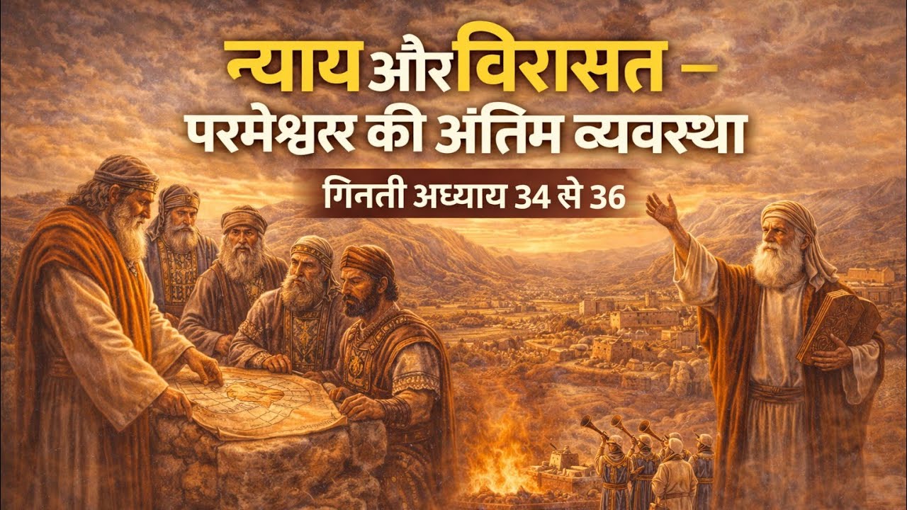गिनती 34–36: प्रतिज्ञात भूमि की सीमाएँ और वाचा की व्यवस्था | hindi bible | bible ayayan