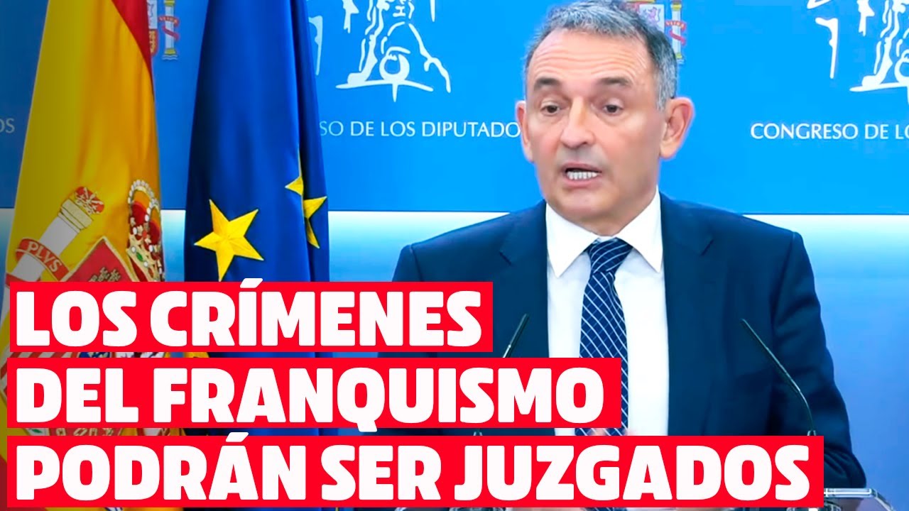 Enrique Santiago: Los crímenes del franquismo podrán ser juzgados