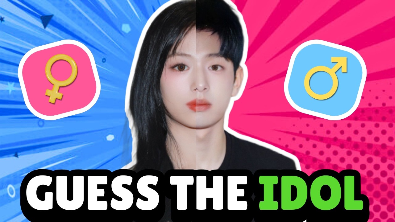 Угадай K-pop-айдола по его внешности, изменив пол! | K-pop Challenge Game | 2025