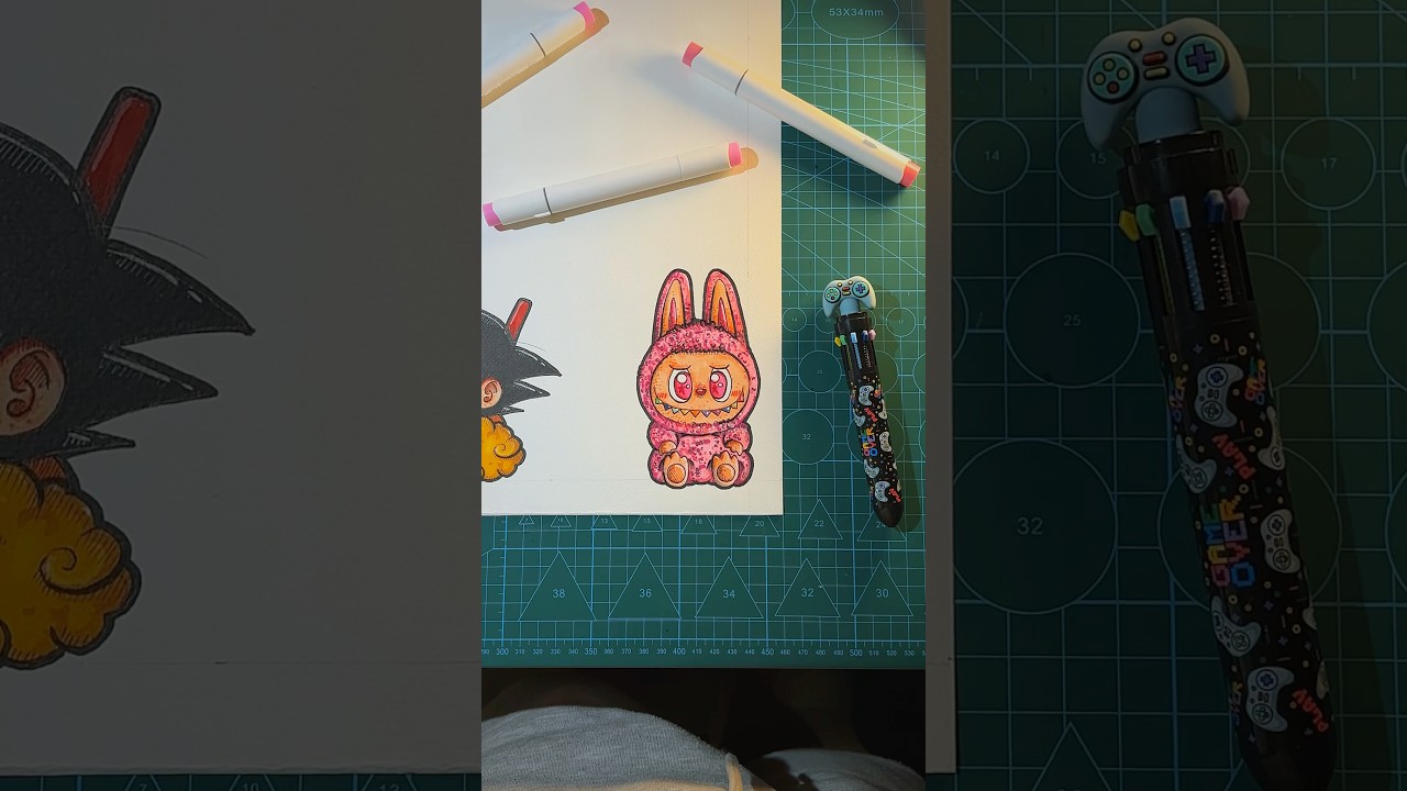 Labubu 🌸Who&rsquo;s next !?#labubu #videoviral #drawings #doodle #labubuthemonster