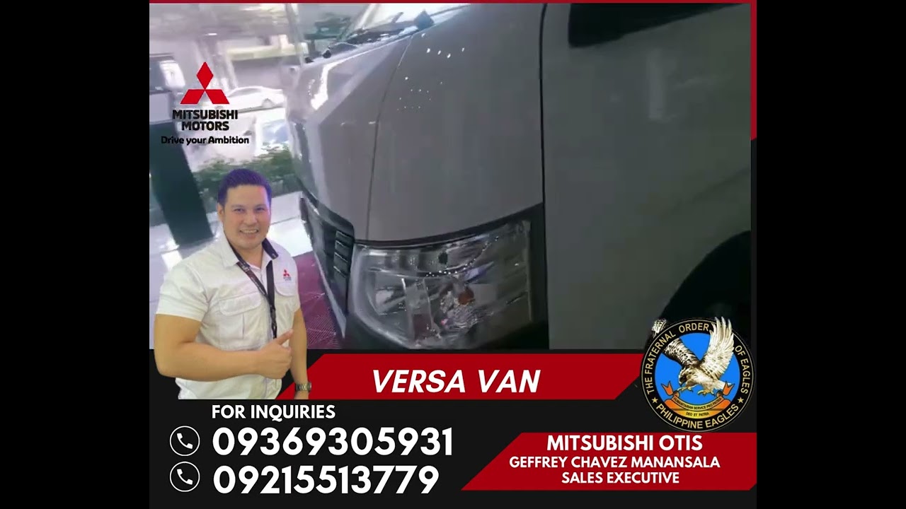 🦅MITSUBISHI VERSA VAN - Your Mitsubishi partner WhatsApp | Viber 09215513779 Globe 09369305931