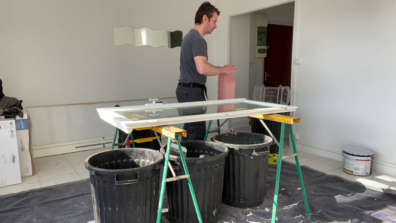 Chantier d'adaptation de double vitrage à Rezé avec gestion des frottements