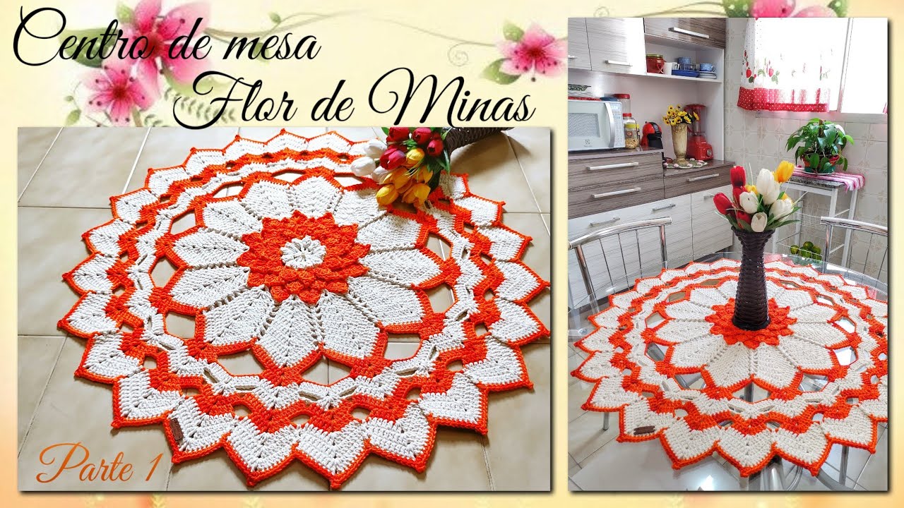 🏵️ Centro de Mesa Flor de Minas. 1/2 Por Vanessa Marcondes. 🏵️