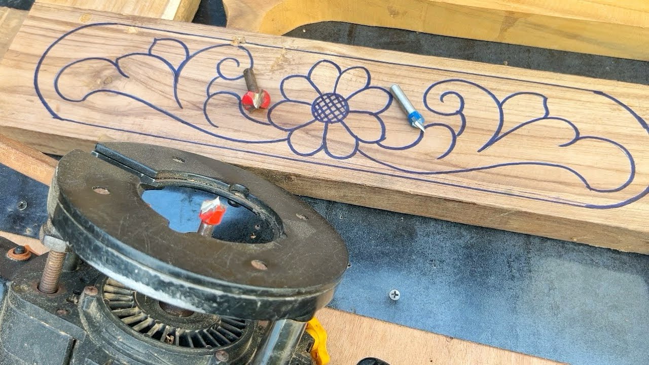 Very easy Wood Carving design by TG wood carving 