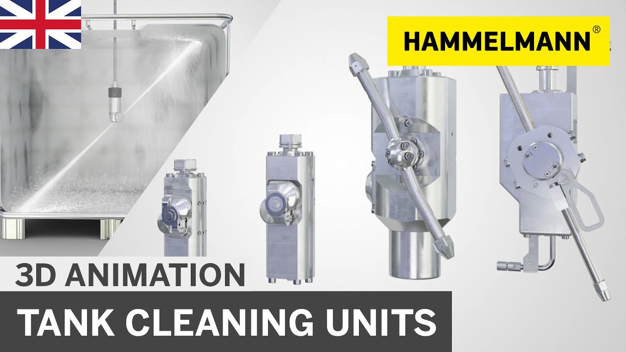 AQUAMAT Tank cleaning units / 3D Animation