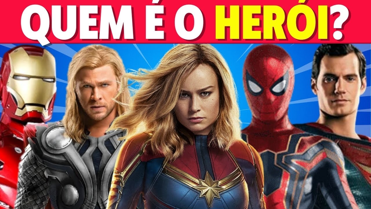🦸‍♂️QUAL É O SUPER HERÓI? | ADIVINHE O SUPER HERÓI PELA FOTO | QUIZ DE SUPER HERÓIS | #superheróis
