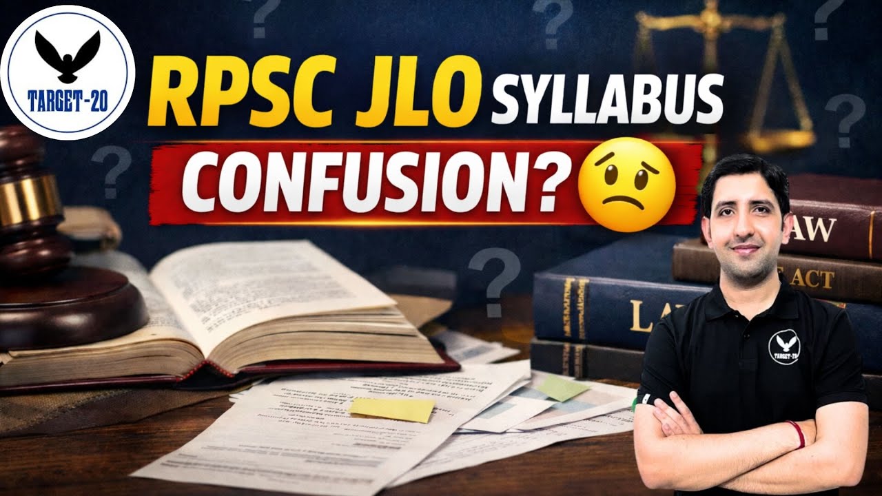 RPSC JLO New Syllabus 2025-26 | What to Study & What to Skip? | Complete Guidance #jlo