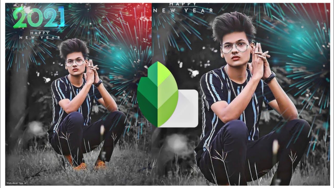 Happy New Year 2021 Special Photo Editing Tutorial In Snapseed - Kunal Saraswat