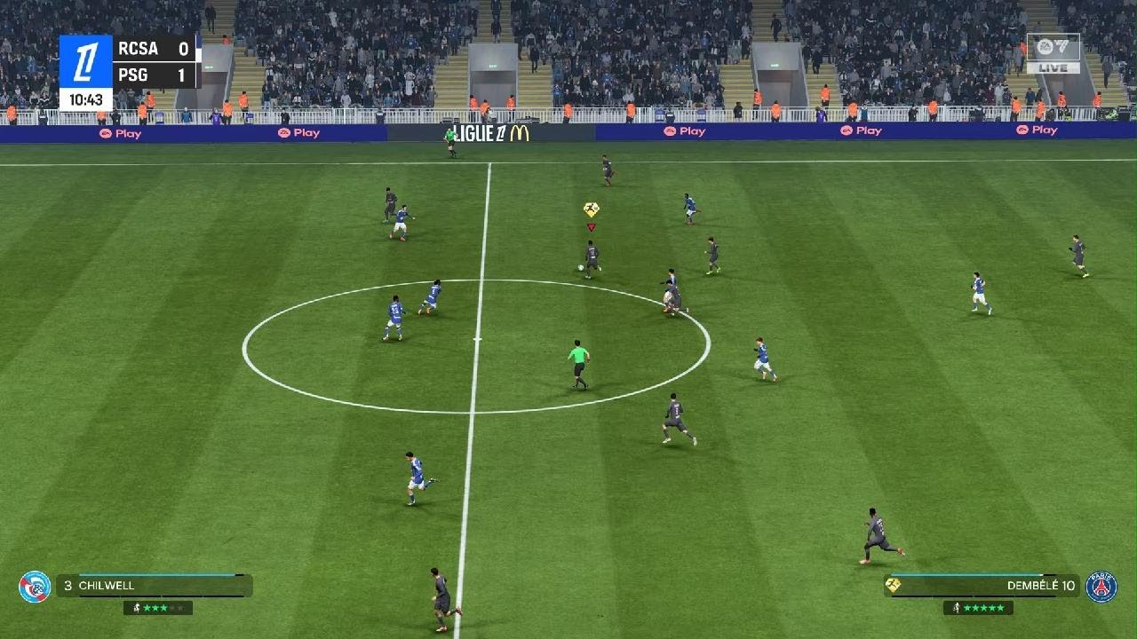 EA SPORTS FC 26 Srasbourg 0:4 PSG