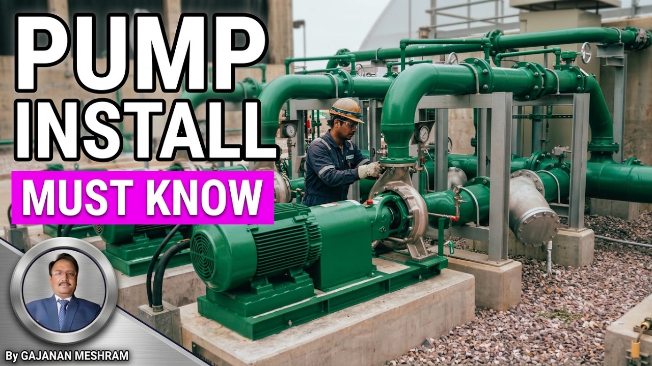 Centrifugal pump: Erection Installation Step by Step