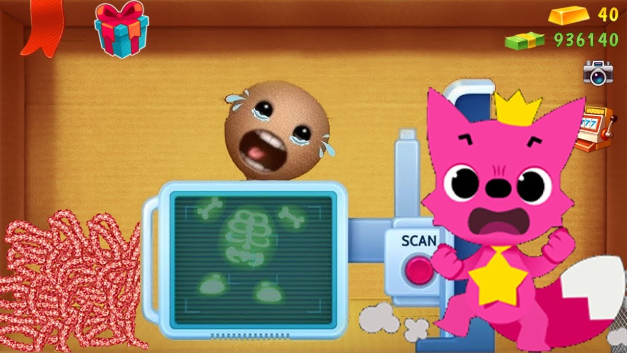 MEGA FOOD vs The Buddy & PinkFong | Kick The Buddy