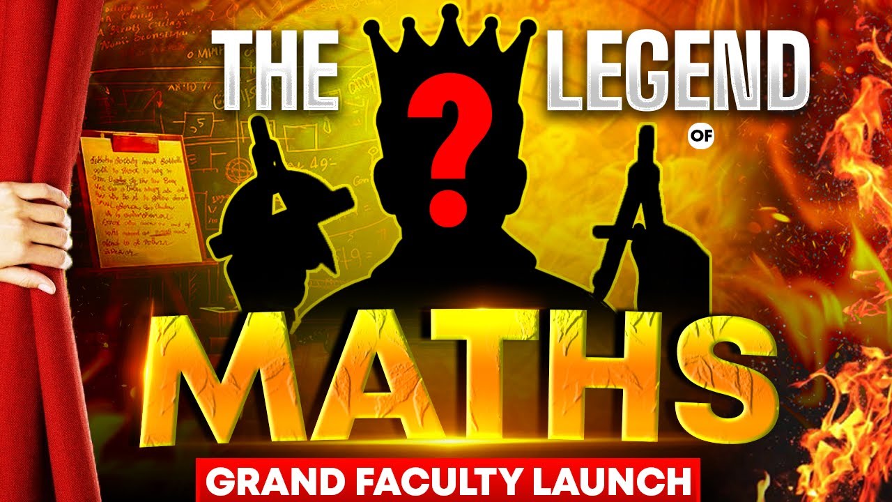 The Legend of Maths | Grand Faculty Launch | Introducing Our New Maths Mentor | Testbook