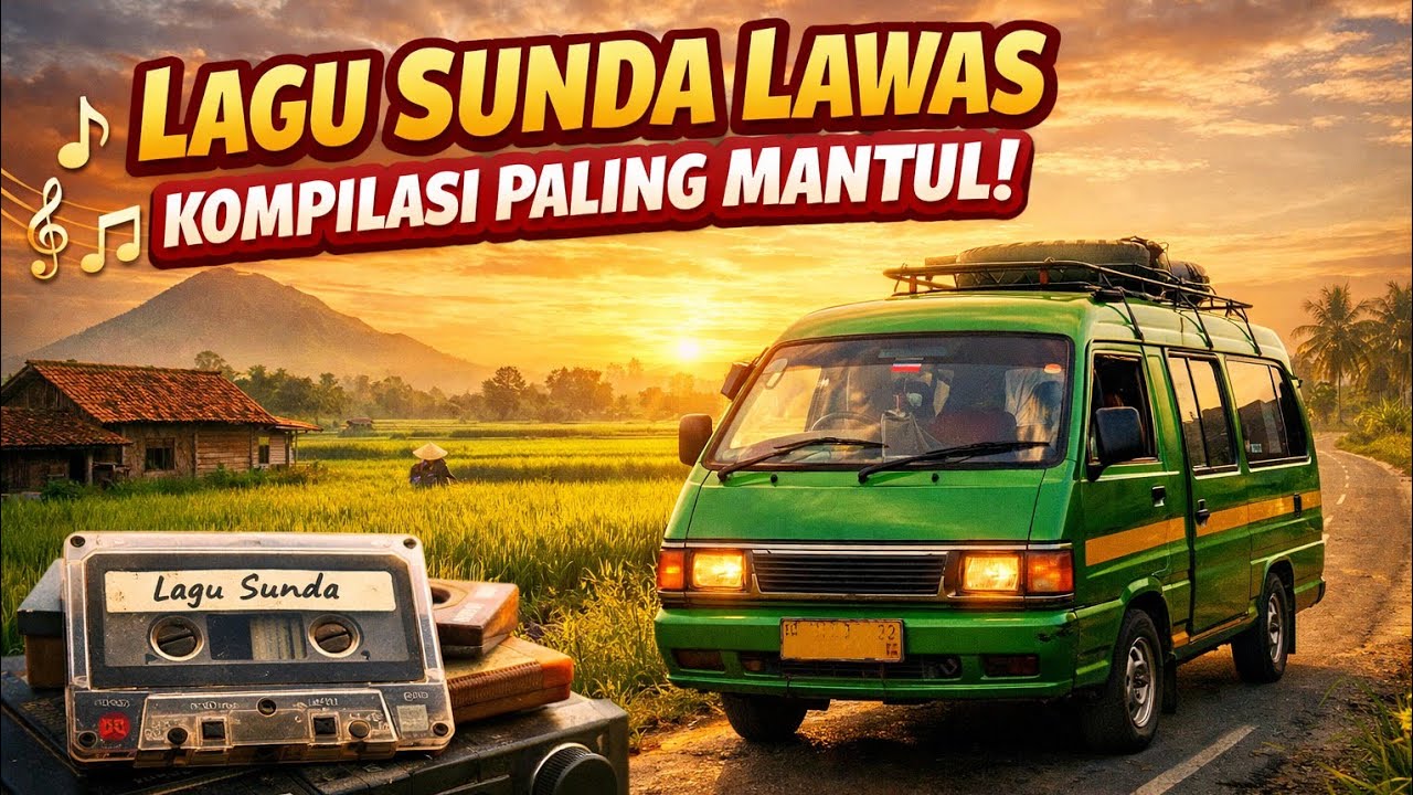 Berkeliling kota Bandung di temani lagu Sunda lawas enak 