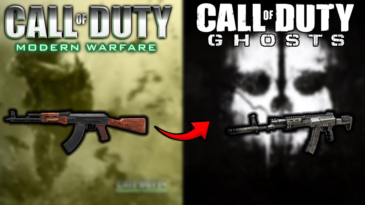 THE EVOLUTION OF THE AK-47 IN THE GOLDEN ERA | CALL OF DUTY 4 - GHOSTS