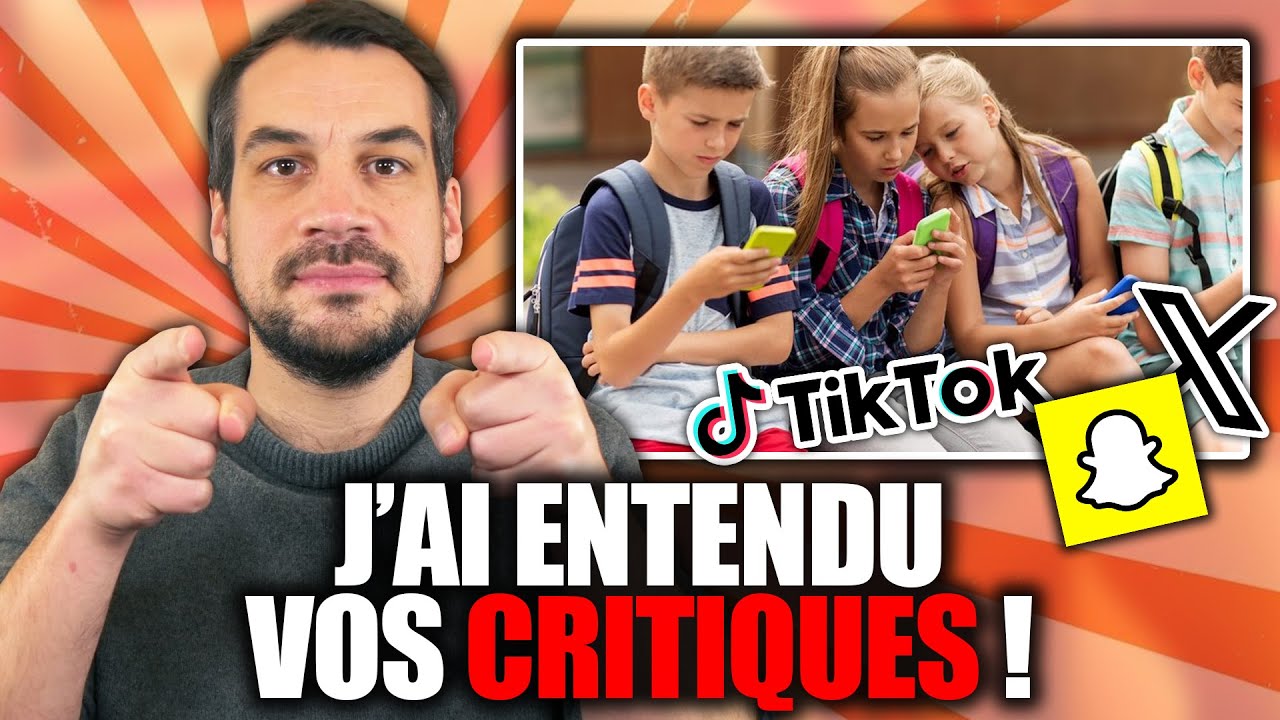 Mineurs : ciblons les smartphones plutôt que les réseaux ! (J'ai pris vos messages en compte)