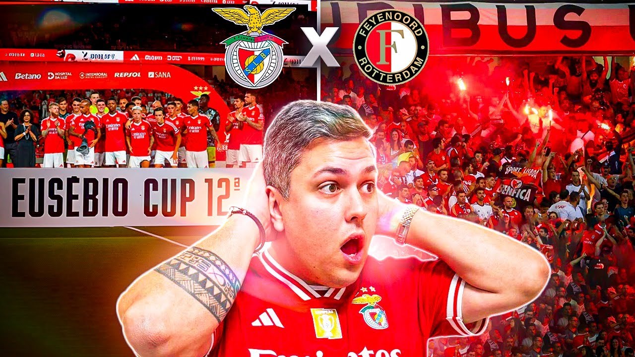 BENFICA ATROPELA FEYENOORD E VENCE A EUSÉBIO CUP 🏆