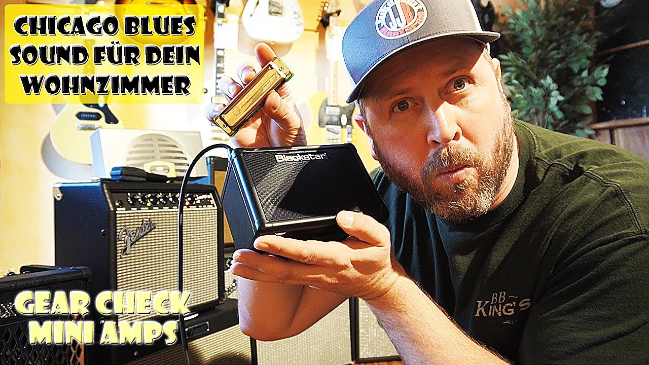 Blues Harp (Mundharmonika) lernen #9  Verstärker Test & Chicago Blues Sound für dein Wohnzimmer.