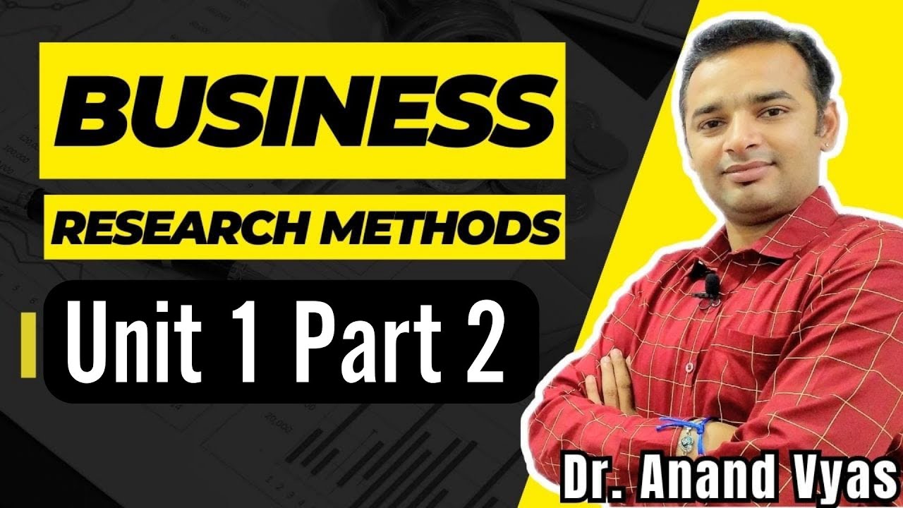Research Proposal | Unit 1 Part 2 |Business research methods | MBA
