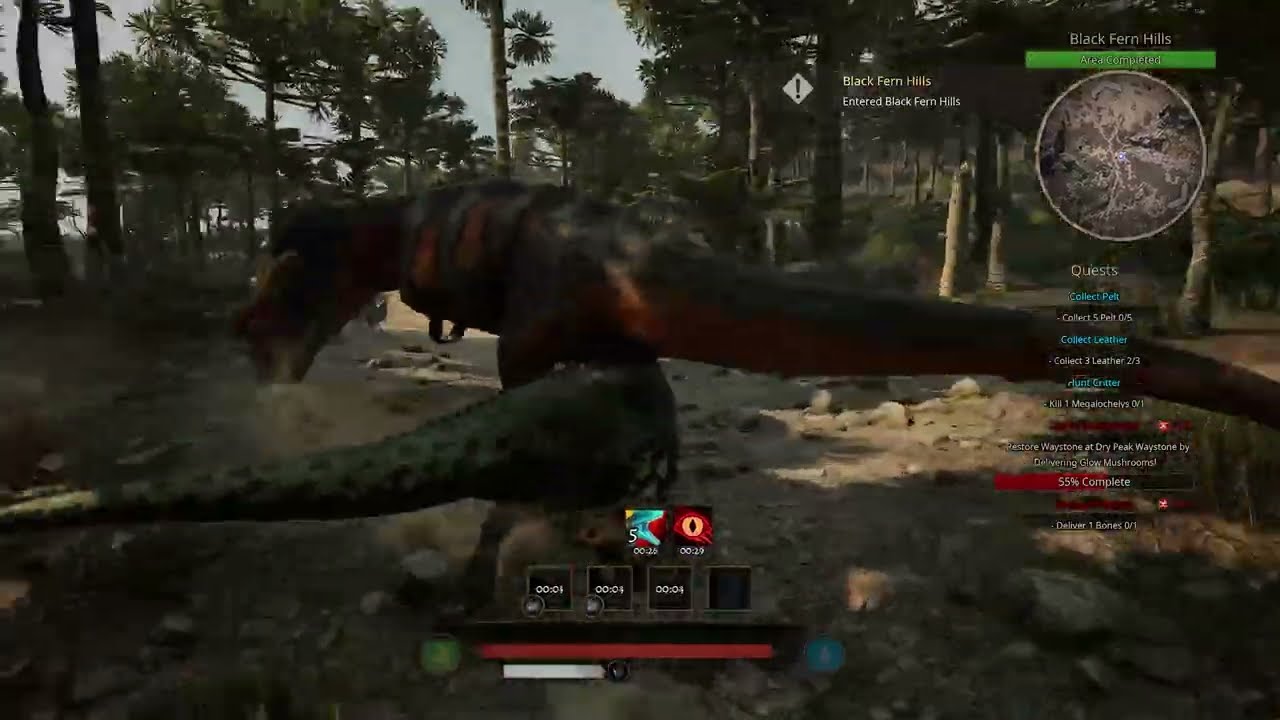 Ceratosaurus PvP |Path of Titans | Basics Lesson #1 Tail-Riding