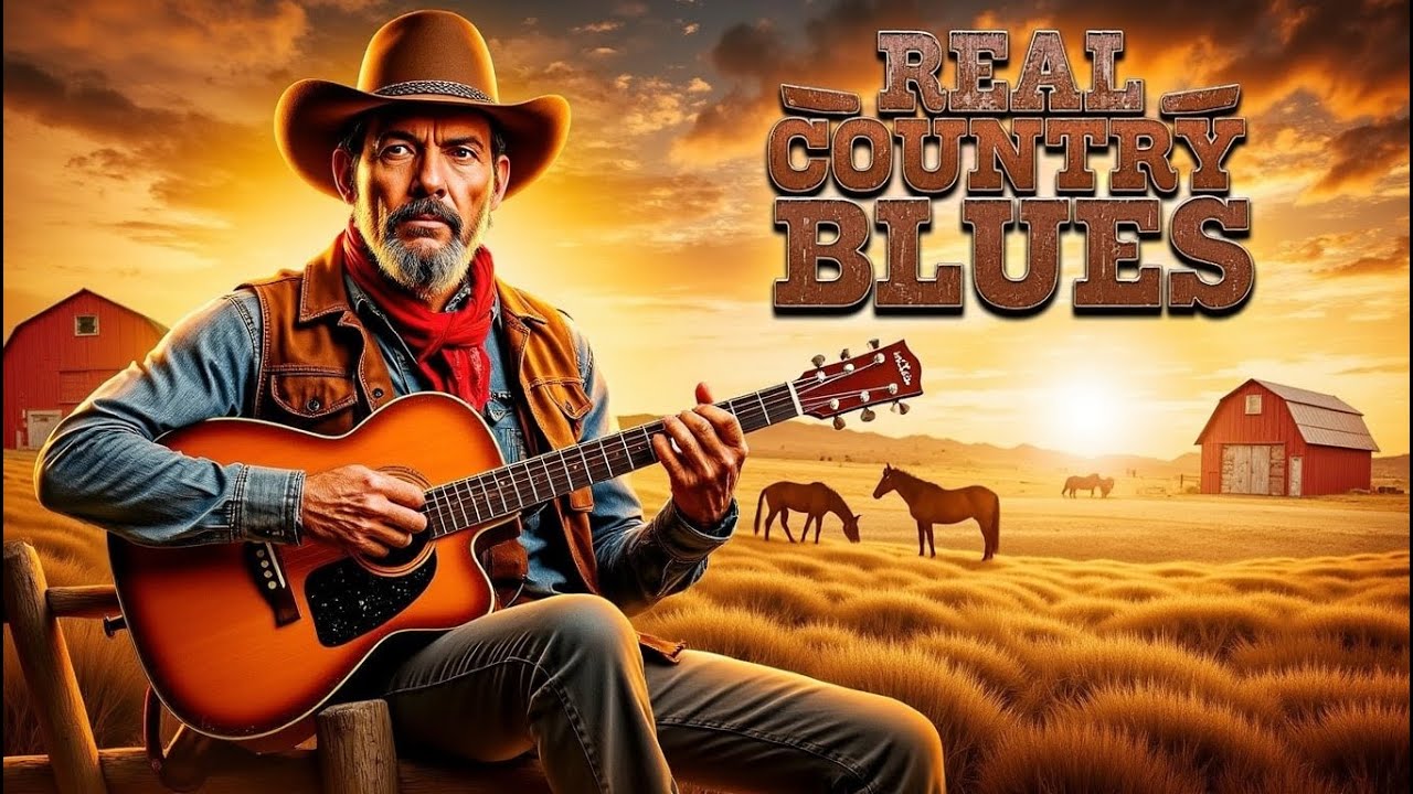 Real Traditional Tennessee blues  - Relaxing Acoustic Guitar, Fiddle, Banjo Pedal Steel Guitar