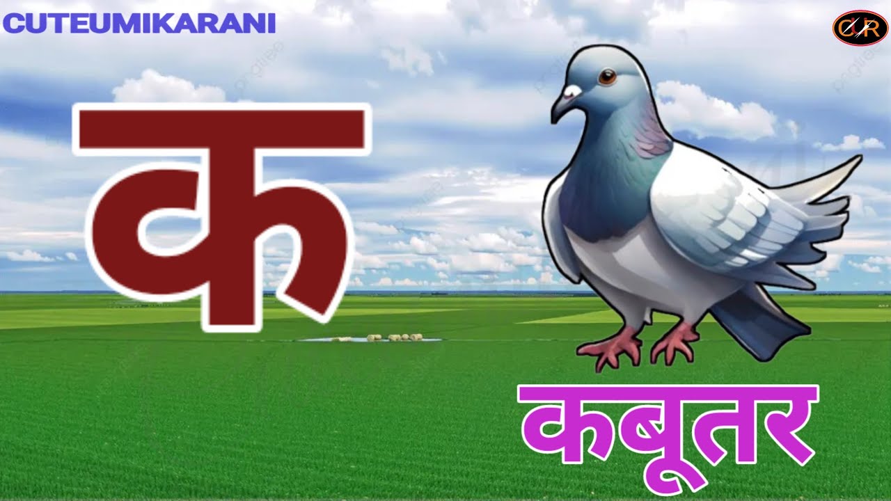 Ka se kabutar padhne wala kahani। अ से अनार। हिंदी वर्णमाला। अआइई।Hindi Rhymes and baby songs