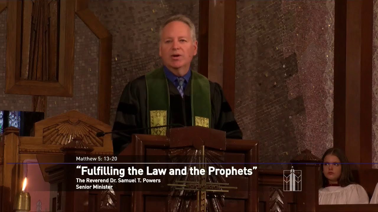 Sunday Sermon 02-01-2026: Fulfilling the Law and the Prophets