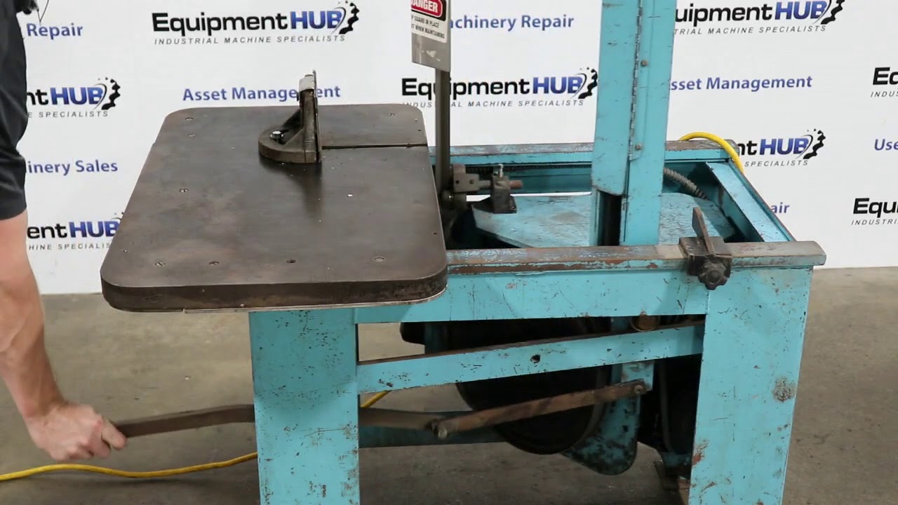 Roll-In EF1459 Gravity Feed Vertical Band Saw, 115V/1PH